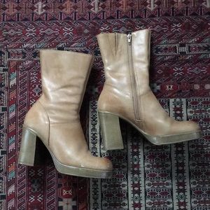 Steve Madden vintage chunky platform boots